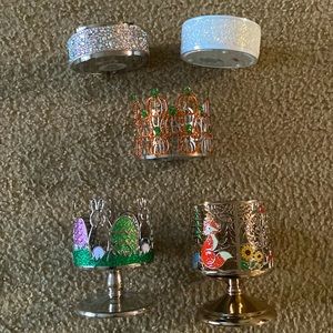 Bath and Body Works candle holders